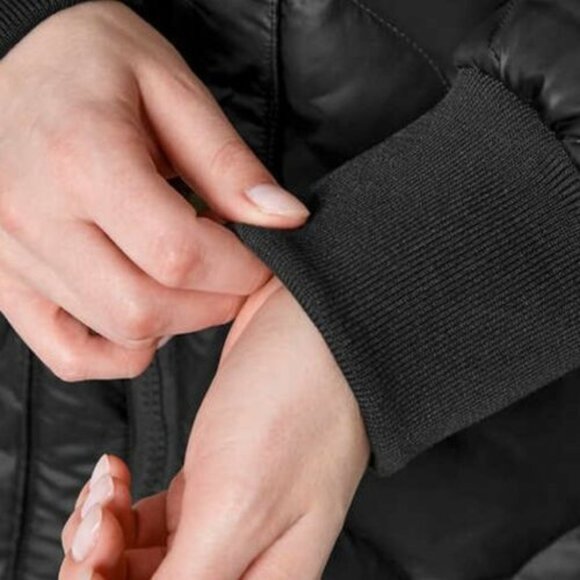 MONDETTA Women Quilted Down Parka 650 Fill Power--Black - Picture 4 of 5